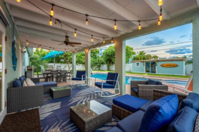 TIKI BLUE TWO-Fun For Big Groups-Walk to Beach, Hot Tub, Heated Pool